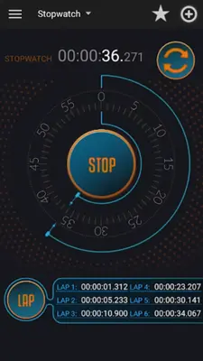 Stopwatch Timer android App screenshot 5